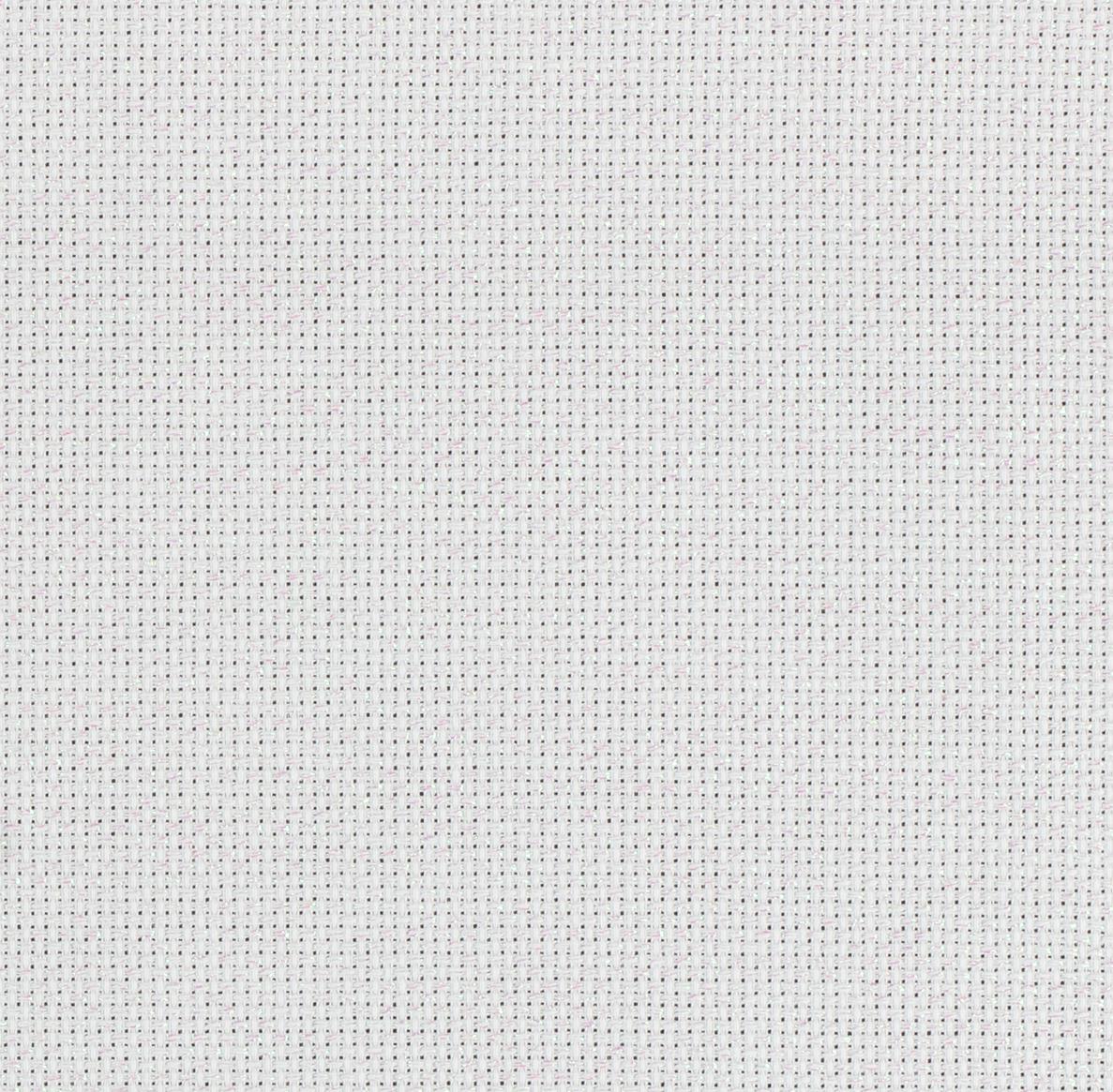 картинка Канва K04L "Gamma" Aida №14 92% хлопок, 8% терилен 30 х 40 см цв. белый с перламутровым люрексом от магазина Юхобби