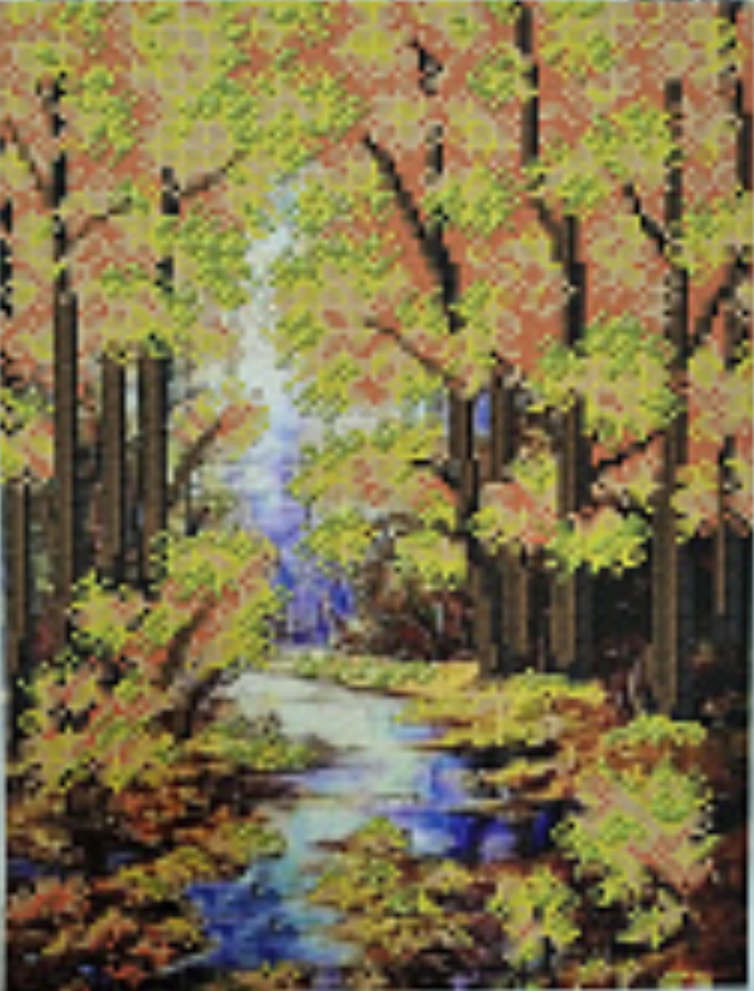 картинка Рисунок на ткани для вышивания бисером Благовест "Осень", 20,0x26,0 см, арт. К-4047 от магазина Юхобби
