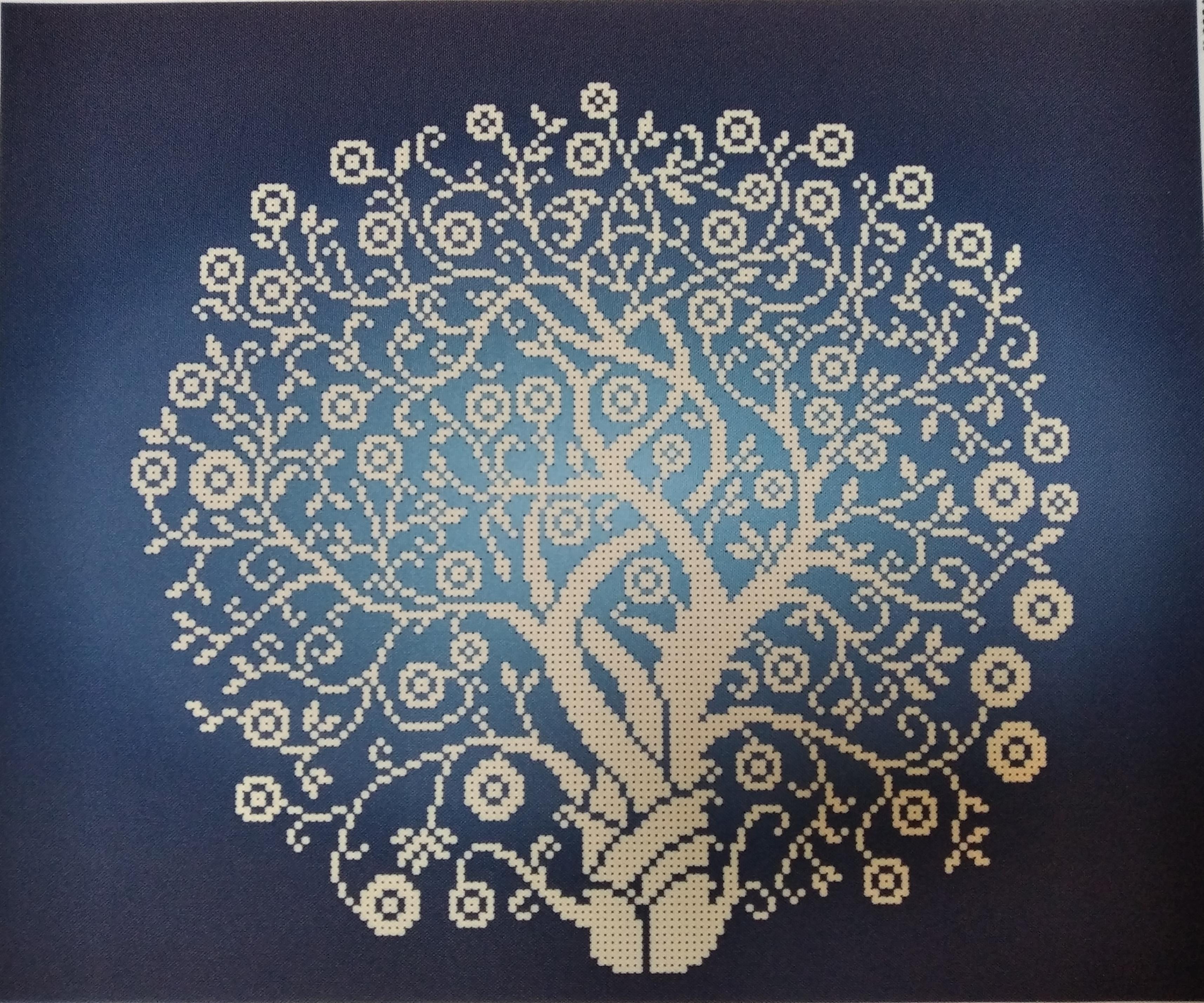 картинка Рисунок на ткани для вышивания бисером Благовест "Дерево изобилия и достатка", 35,0x28,5 см, арт. К-3064 от магазина Юхобби